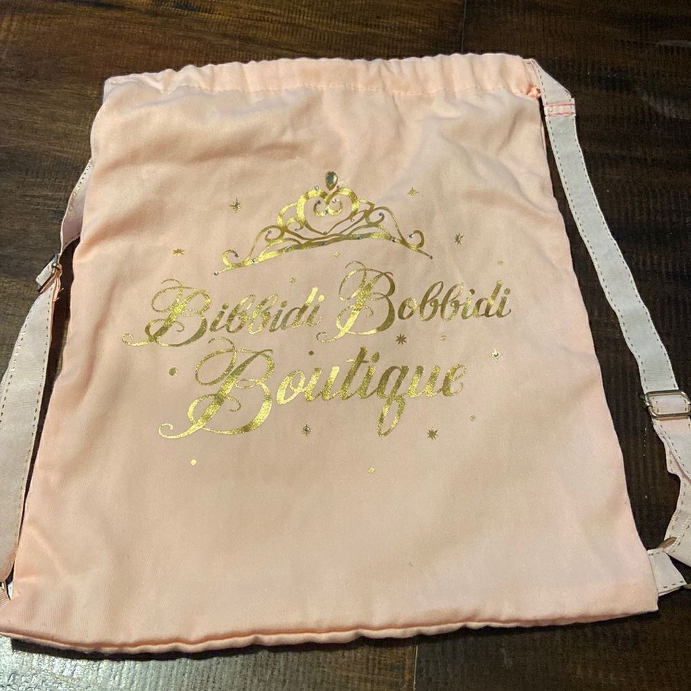 WALT DISNEY WORLD BIBBIDI BOBBIDI BOUTIQUE CINCH SACK PRINCESS
